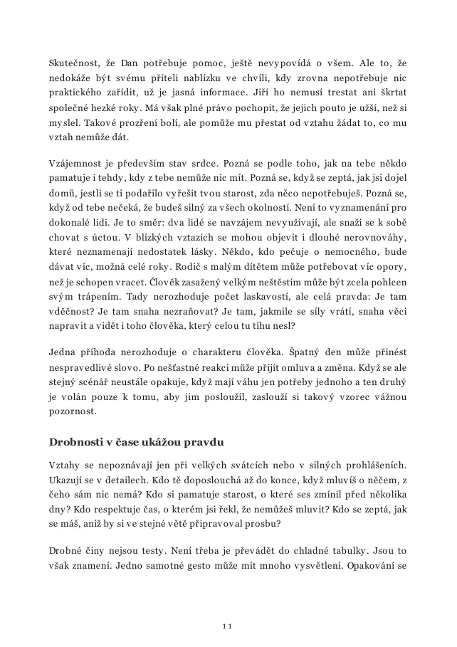 Skutečná stránka z PDF o laskavosti